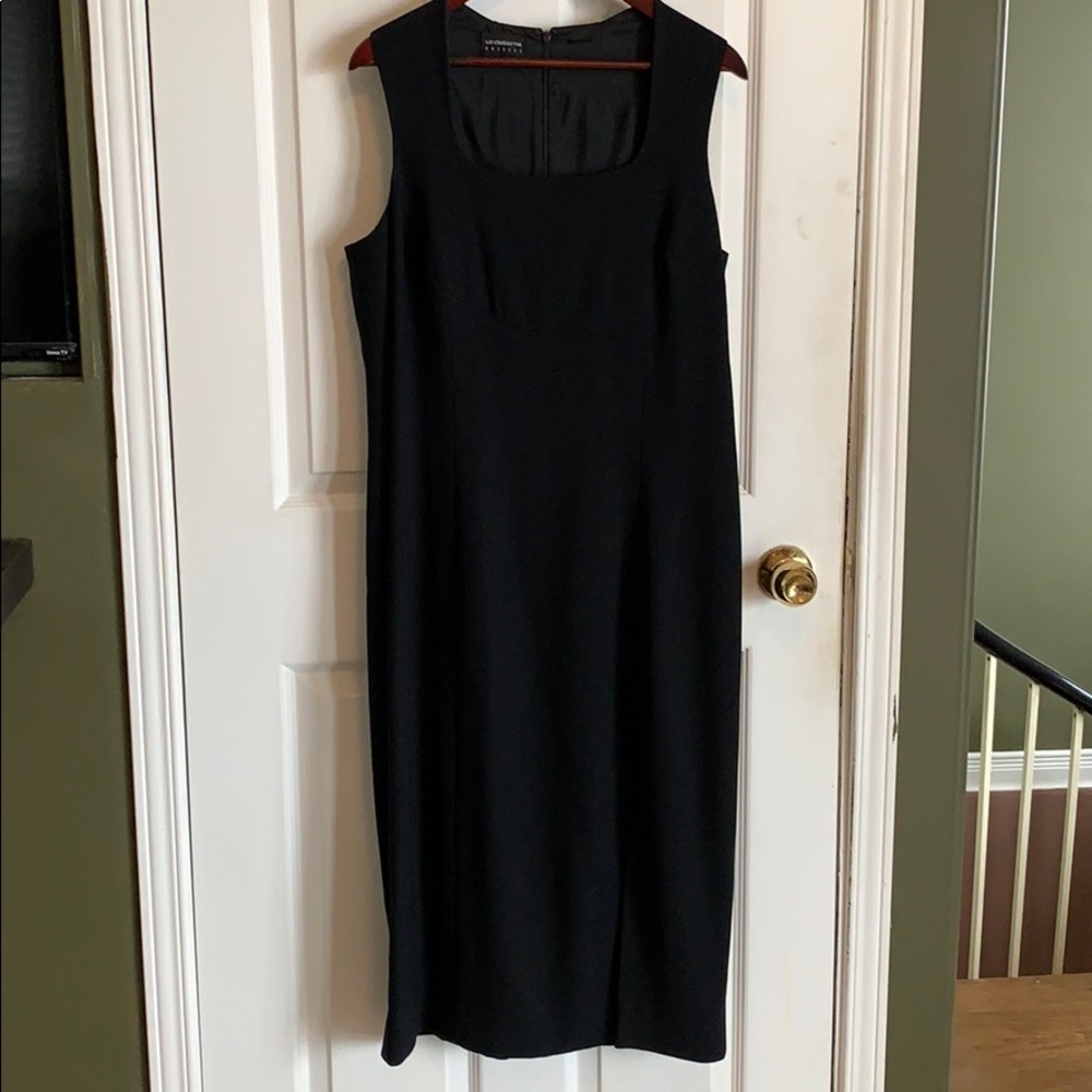 Liz Claiborne long black dress